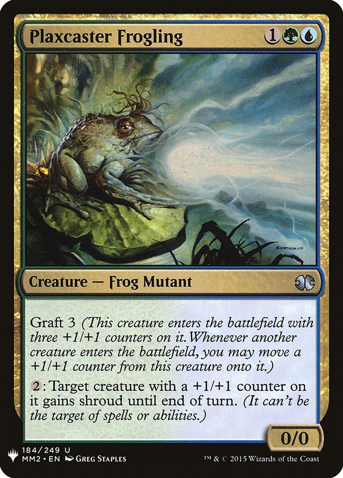 Plaxcaster Frogling [Mystery Booster] MTG Single Magic: The Gathering    | Red Claw Gaming
