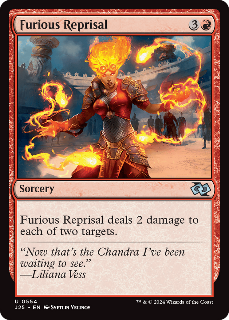 Furious Reprisal [Foundations Jumpstart] MTG Single Magic: The Gathering | Red Claw Gaming