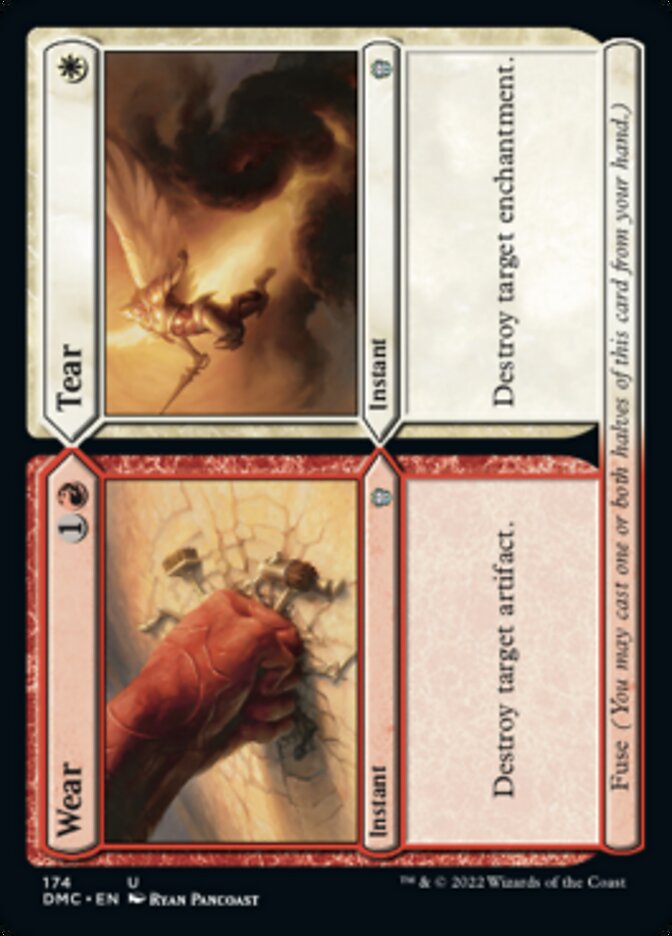 Wear // Tear [Dominaria United Commander] MTG Single Magic: The Gathering | Red Claw Gaming
