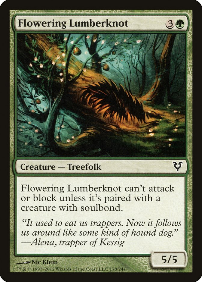 Flowering Lumberknot [Avacyn Restored] MTG Single Magic: The Gathering | Red Claw Gaming