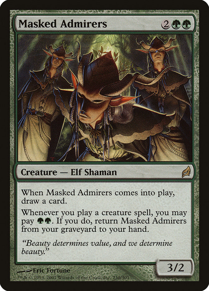 Masked Admirers [Lorwyn] MTG Single Magic: The Gathering | Red Claw Gaming