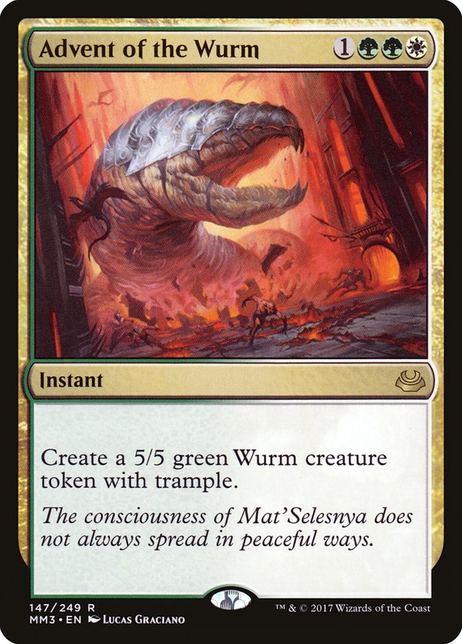 Advent of the Wurm [Modern Masters 2017] MTG Single Magic: The Gathering | Red Claw Gaming