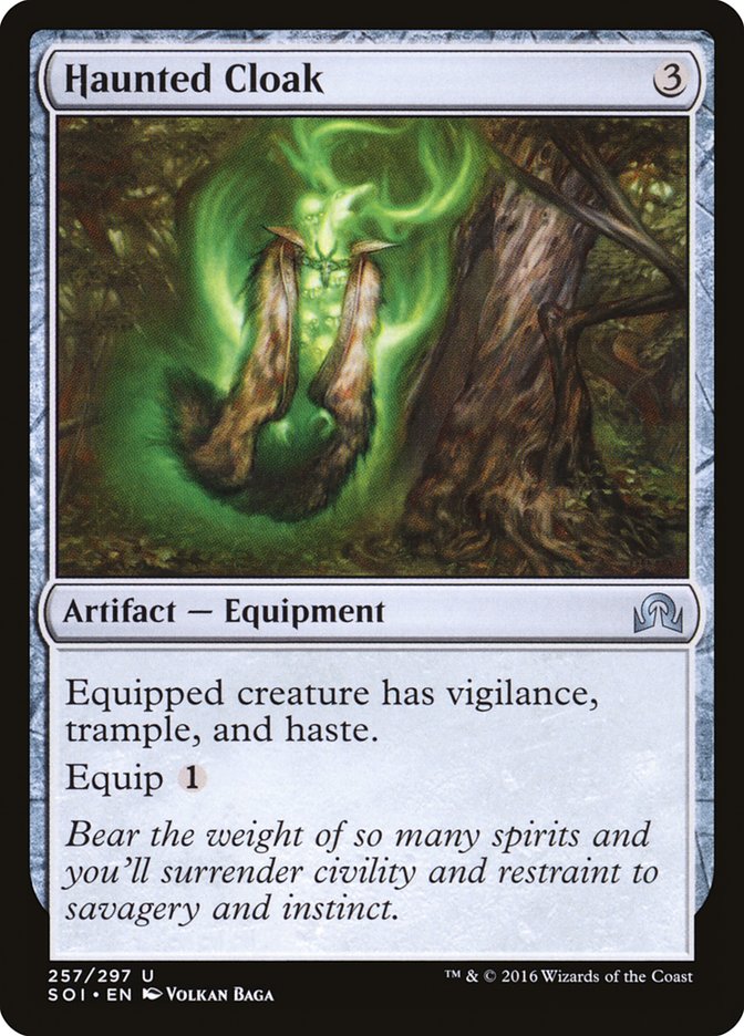 Haunted Cloak [Shadows over Innistrad] MTG Single Magic: The Gathering | Red Claw Gaming