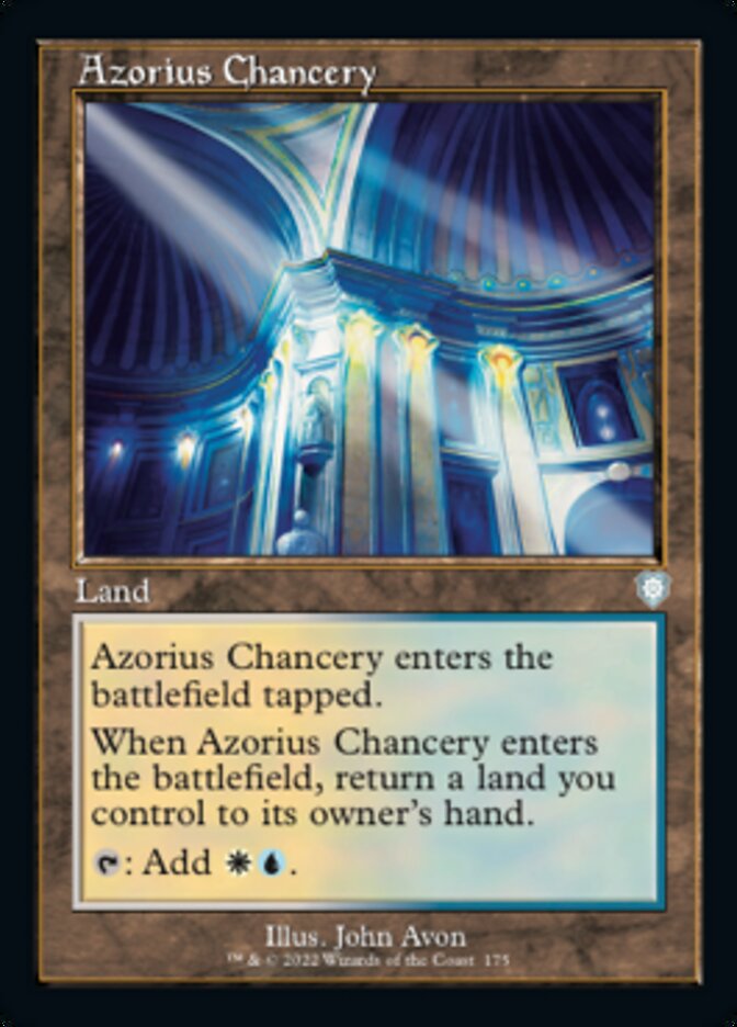 Azorius Chancery (Retro) [The Brothers' War Commander] MTG Single Magic: The Gathering | Red Claw Gaming