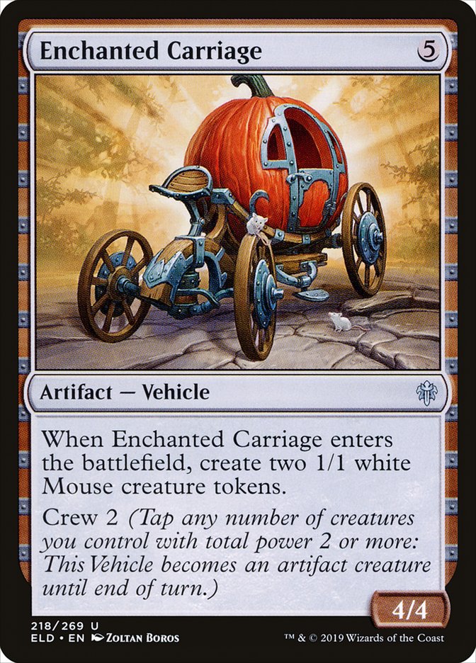 Enchanted Carriage [Throne of Eldraine] MTG Single Magic: The Gathering | Red Claw Gaming