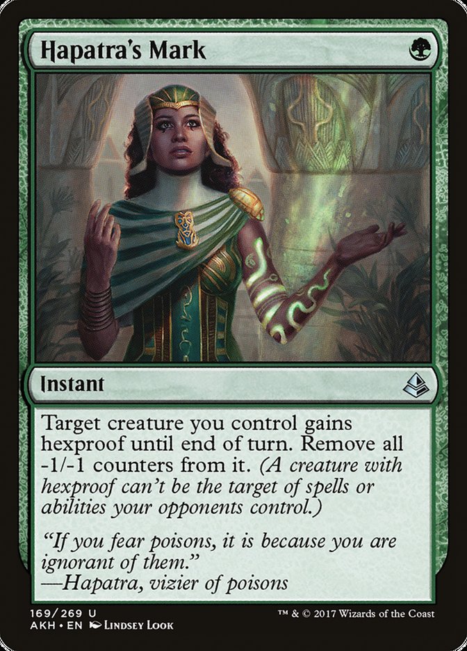 Hapatra's Mark [Amonkhet] MTG Single Magic: The Gathering | Red Claw Gaming