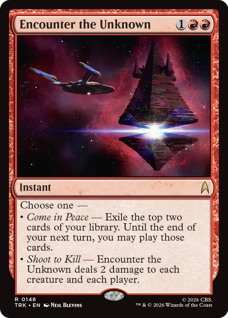 Encounter the Unknown [Star Trek] MTG Single Magic: The Gathering | Red Claw Gaming