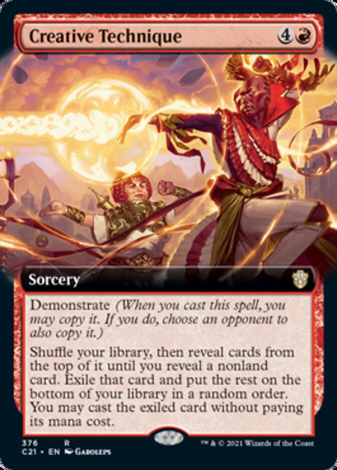 Creative Technique (Extended Art) [Commander 2021] MTG Single Magic: The Gathering | Red Claw Gaming