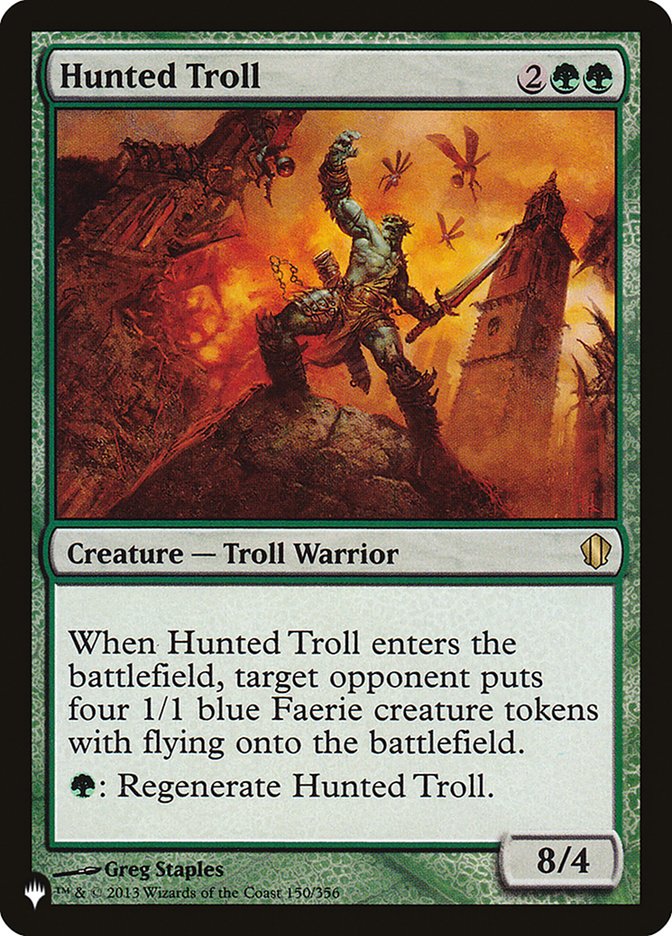 Hunted Troll [The List] MTG Single Magic: The Gathering | Red Claw Gaming