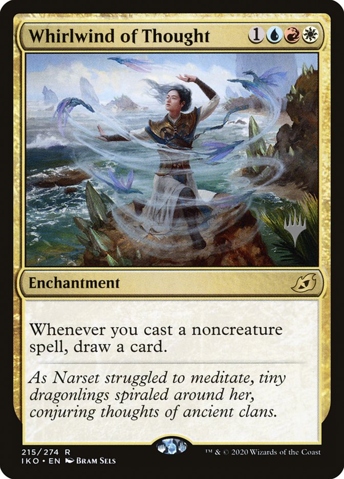 Whirlwind of Thought (Promo Pack) [Ikoria: Lair of Behemoths Promos] MTG Single Magic: The Gathering | Red Claw Gaming