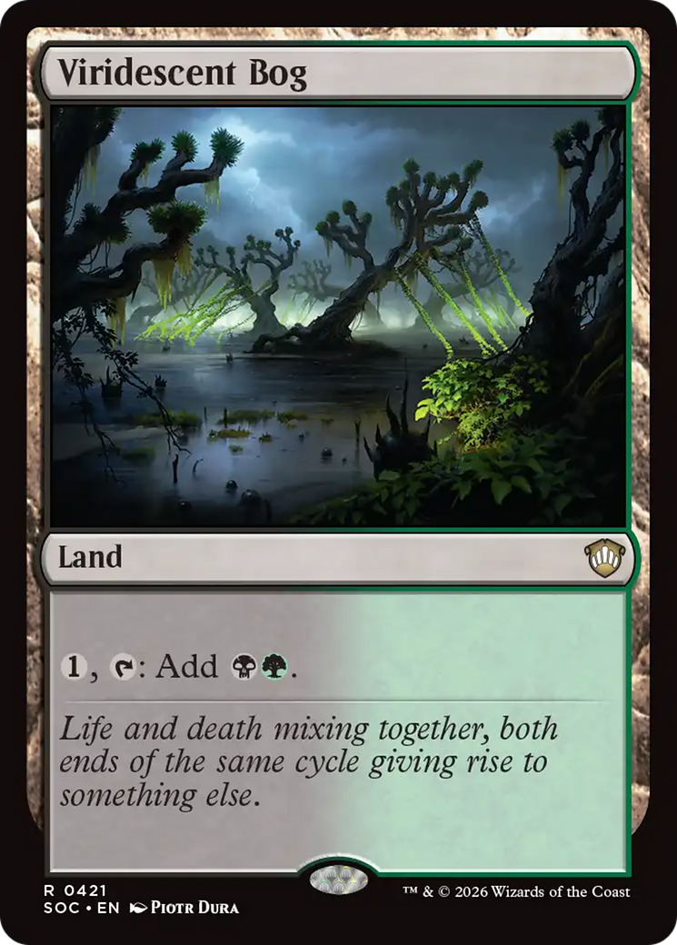 Viridescent Bog [Secrets of Strixhaven Commander] MTG Single Magic: The Gathering | Red Claw Gaming
