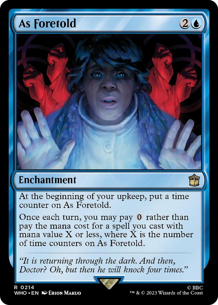 As Foretold [Doctor Who] MTG Single Magic: The Gathering | Red Claw Gaming