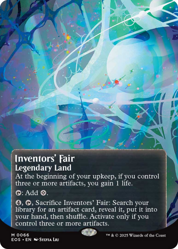 Inventors' Fair (0066) (Borderless) [Edge of Eternities: Stellar Sights] MTG Single Magic: The Gathering | Red Claw Gaming