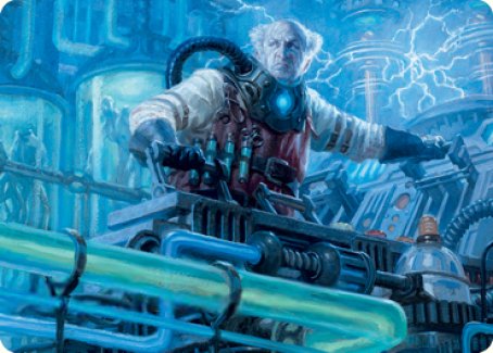 Ludevic, Necrogenius Art Card [Innistrad: Midnight Hunt Art Series] MTG Single Magic: The Gathering | Red Claw Gaming