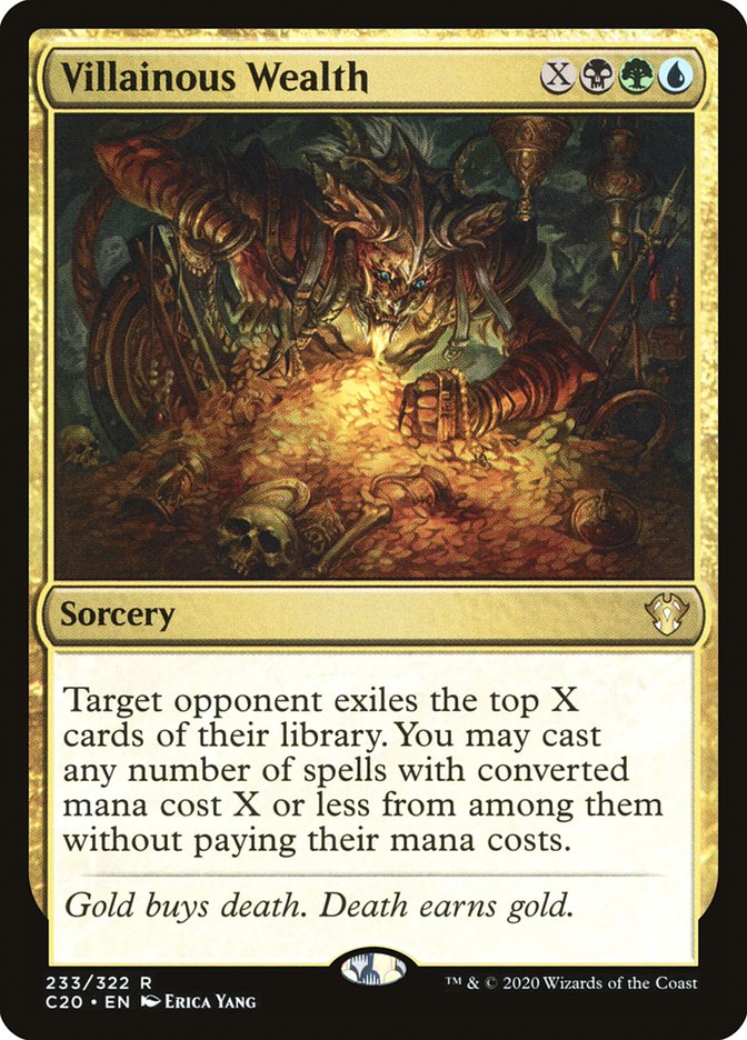 Villainous Wealth [Commander 2020] MTG Single Magic: The Gathering | Red Claw Gaming