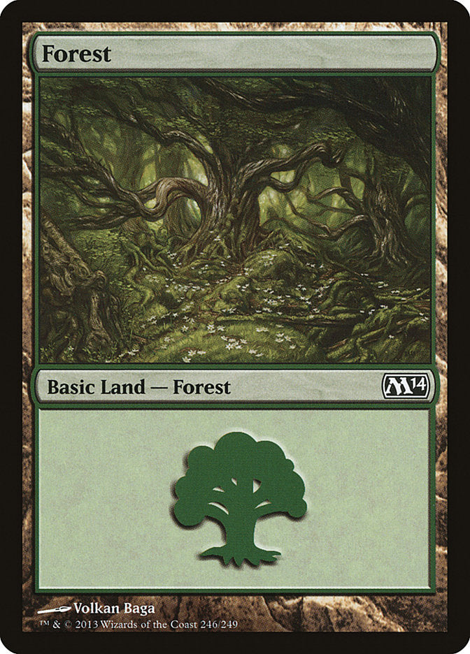 Forest (246) [Magic 2014] MTG Single Magic: The Gathering | Red Claw Gaming