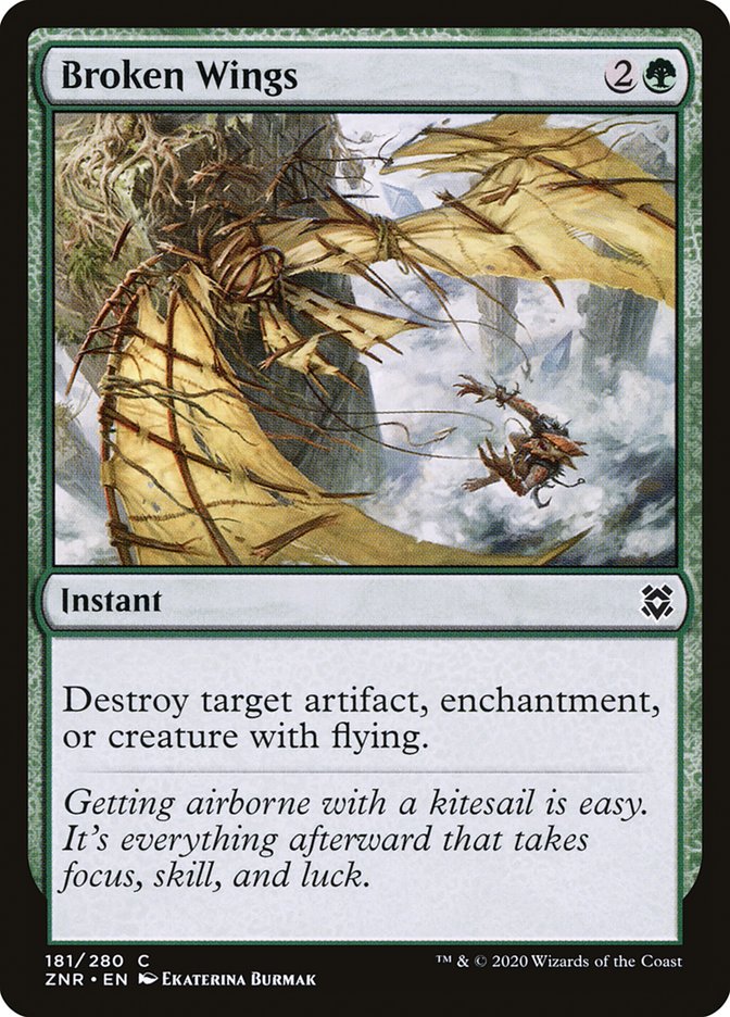 Broken Wings [Zendikar Rising] MTG Single Magic: The Gathering | Red Claw Gaming
