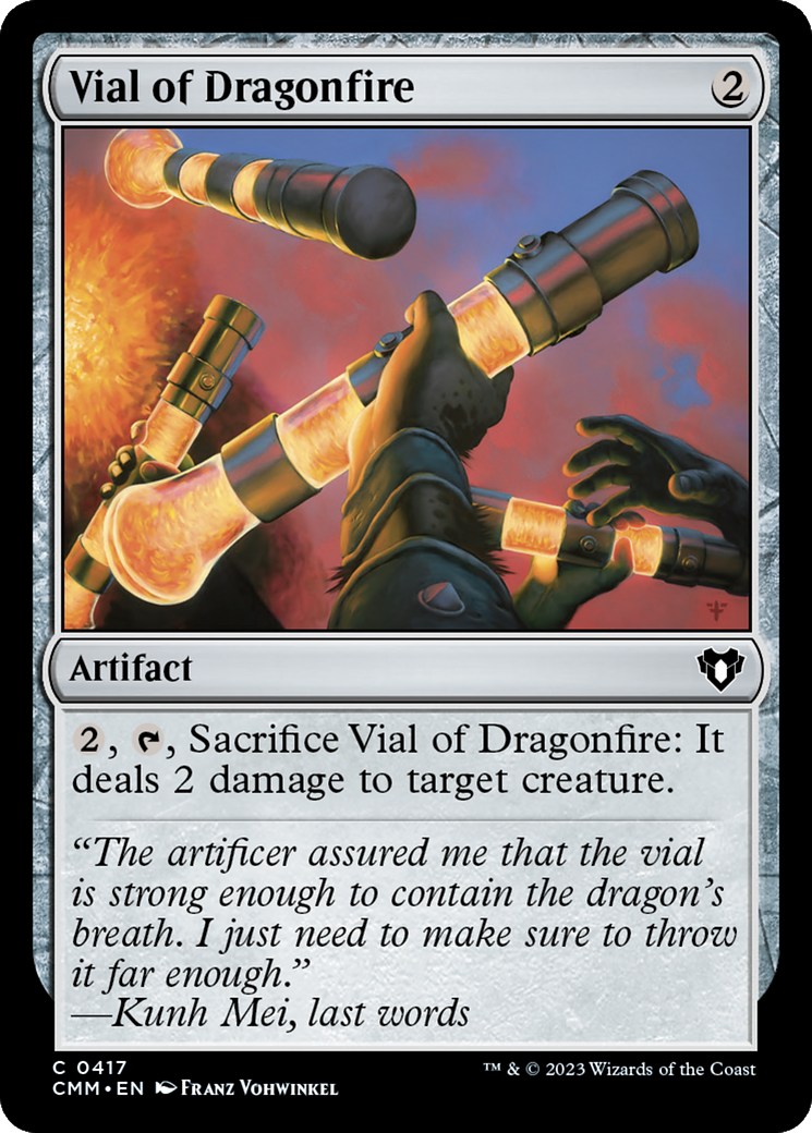 Vial of Dragonfire [Commander Masters] MTG Single Magic: The Gathering | Red Claw Gaming