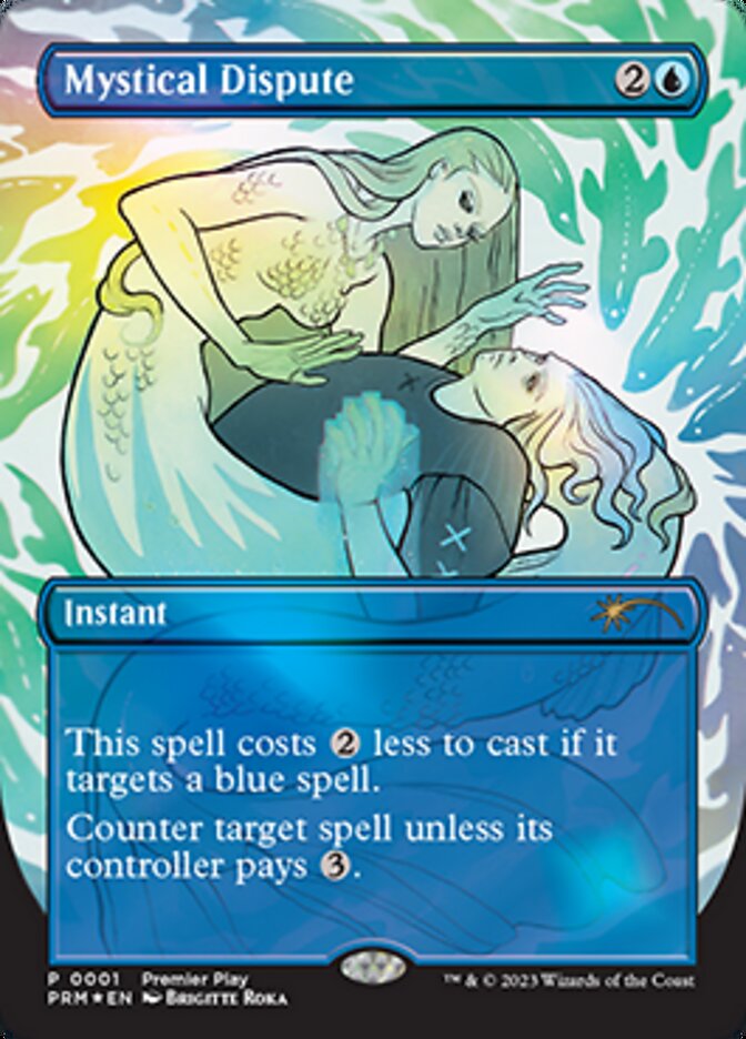 Mystical Dispute (Borderless Alternate Art) [Regional Championship Qualifiers 2023] MTG Single Magic: The Gathering | Red Claw Gaming