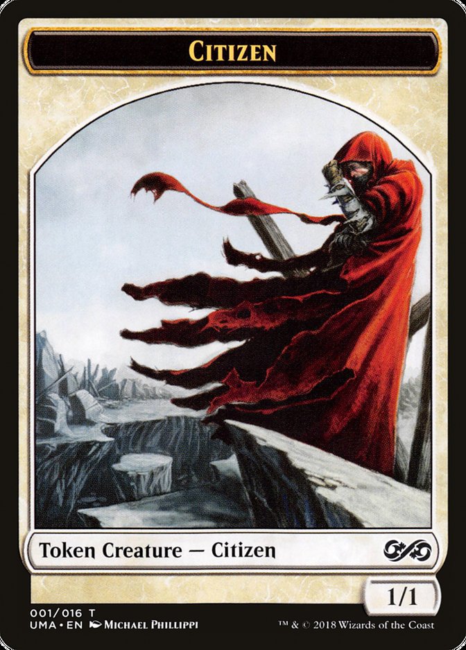 Citizen Token [Ultimate Masters Tokens] MTG Single Magic: The Gathering | Red Claw Gaming