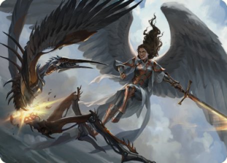 Destroy Evil Art Card [Dominaria United Art Series] MTG Single Magic: The Gathering | Red Claw Gaming