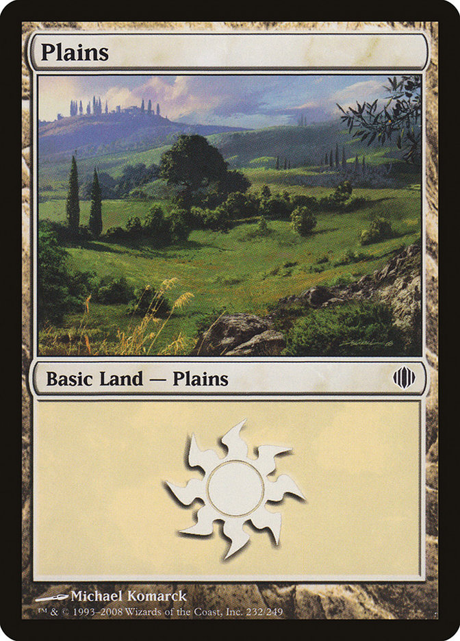 Plains (232) [Shards of Alara] MTG Single Magic: The Gathering | Red Claw Gaming