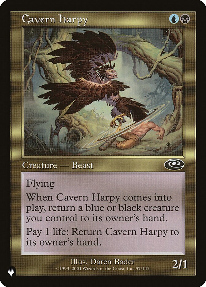 Cavern Harpy [The List] MTG Single Magic: The Gathering | Red Claw Gaming