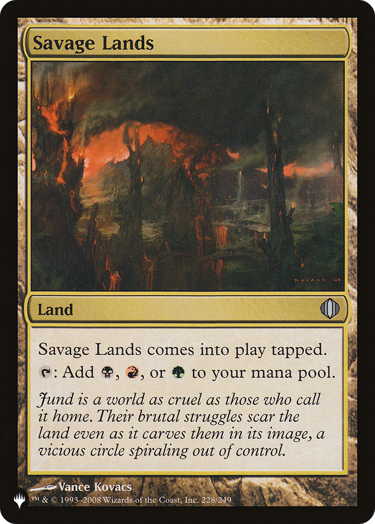 Savage Lands [Secret Lair: From Cute to Brute] MTG Single Magic: The Gathering | Red Claw Gaming