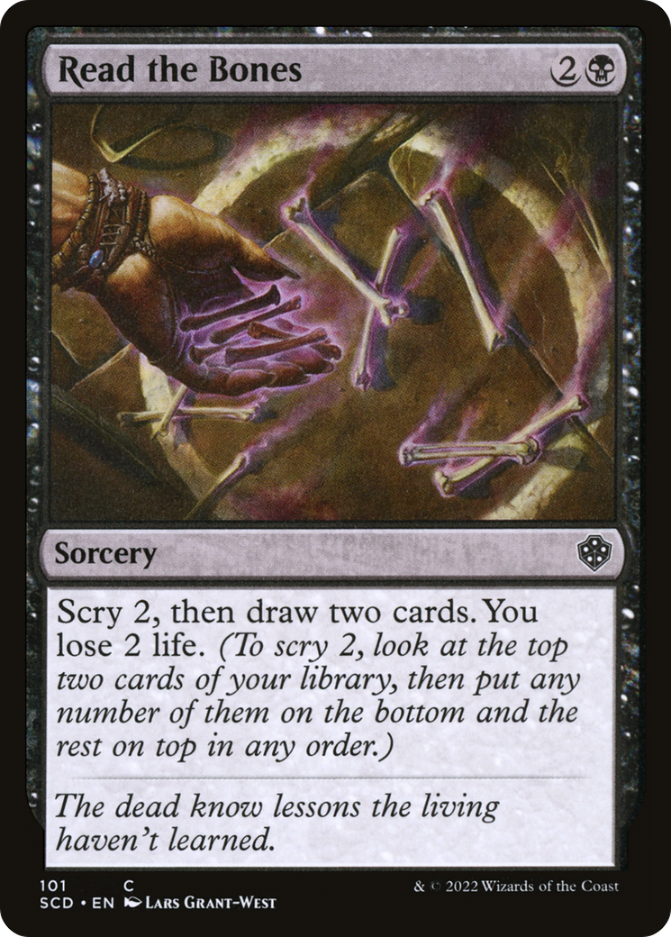 Read the Bones [Starter Commander Decks] MTG Single Magic: The Gathering | Red Claw Gaming