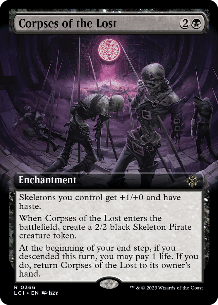Corpses of the Lost (Extended Art) [The Lost Caverns of Ixalan] MTG Single Magic: The Gathering    | Red Claw Gaming