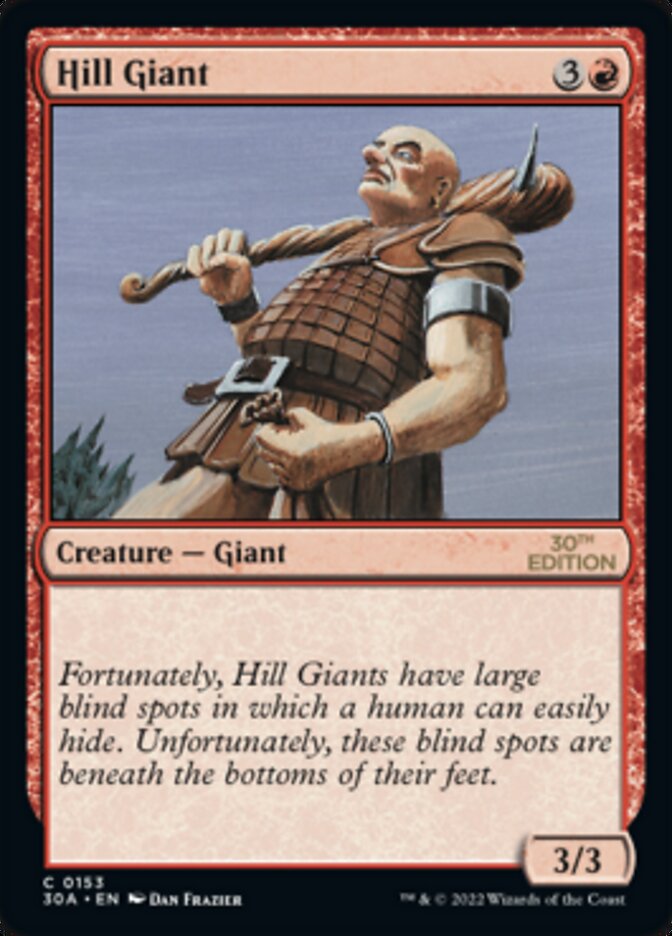 Hill Giant [30th Anniversary Edition] MTG Single Magic: The Gathering | Red Claw Gaming
