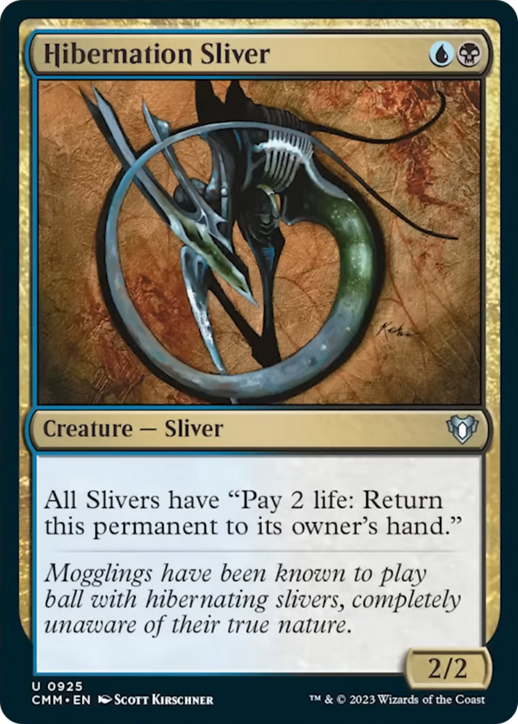 Hibernation Sliver [Commander Masters] MTG Single Magic: The Gathering | Red Claw Gaming