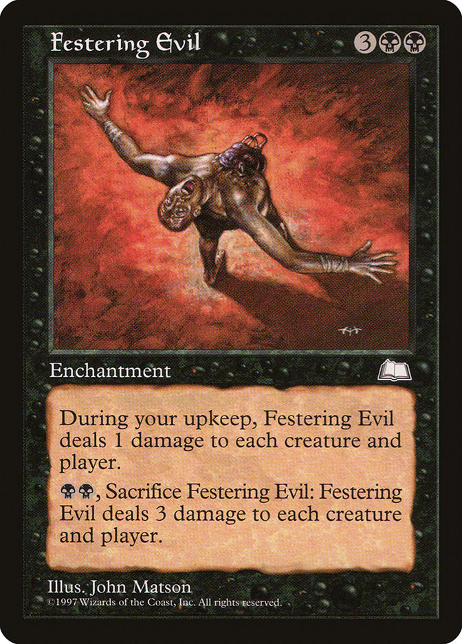 Festering Evil [Weatherlight] MTG Single Magic: The Gathering | Red Claw Gaming