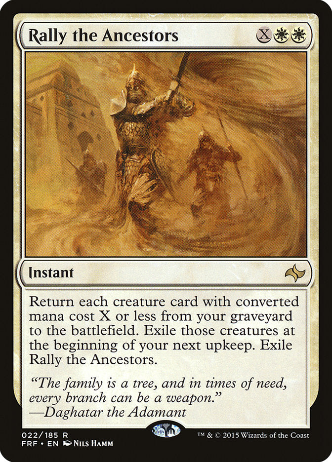 Rally the Ancestors [Fate Reforged] MTG Single Magic: The Gathering | Red Claw Gaming