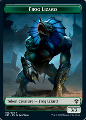 Frog Lizard // Elephant Double-Sided Token [Commander 2021 Tokens] MTG Single Magic: The Gathering | Red Claw Gaming