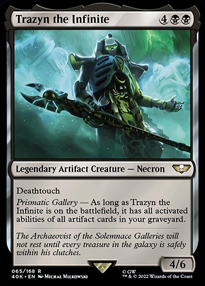Trazyn the Infinite (Surge Foil) [Warhammer 40,000] MTG Single Magic: The Gathering | Red Claw Gaming
