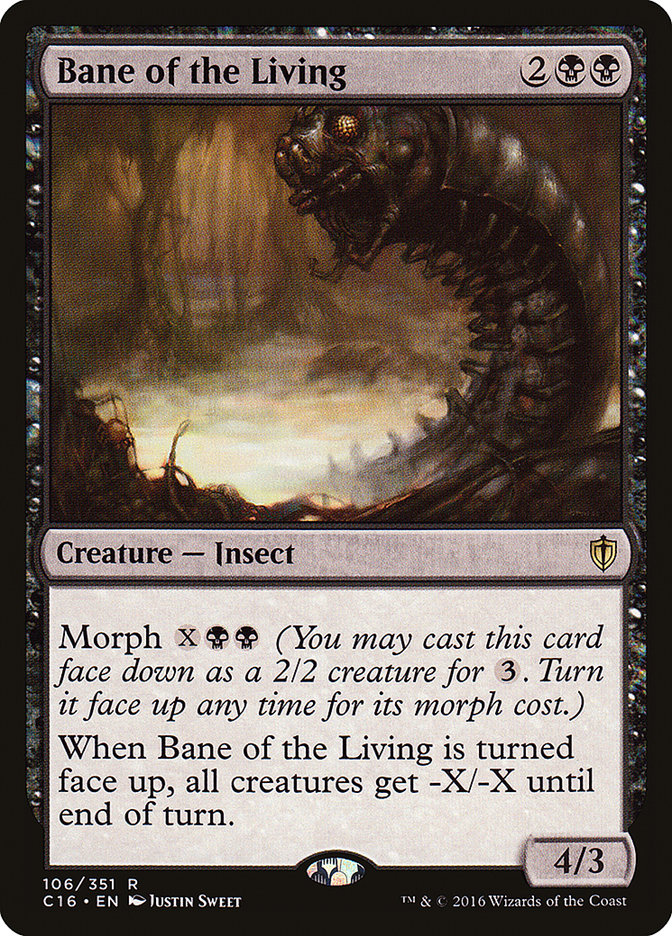 Bane of the Living [Commander 2016] MTG Single Magic: The Gathering | Red Claw Gaming