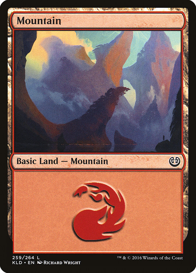Mountain (259) [Kaladesh] MTG Single Magic: The Gathering | Red Claw Gaming
