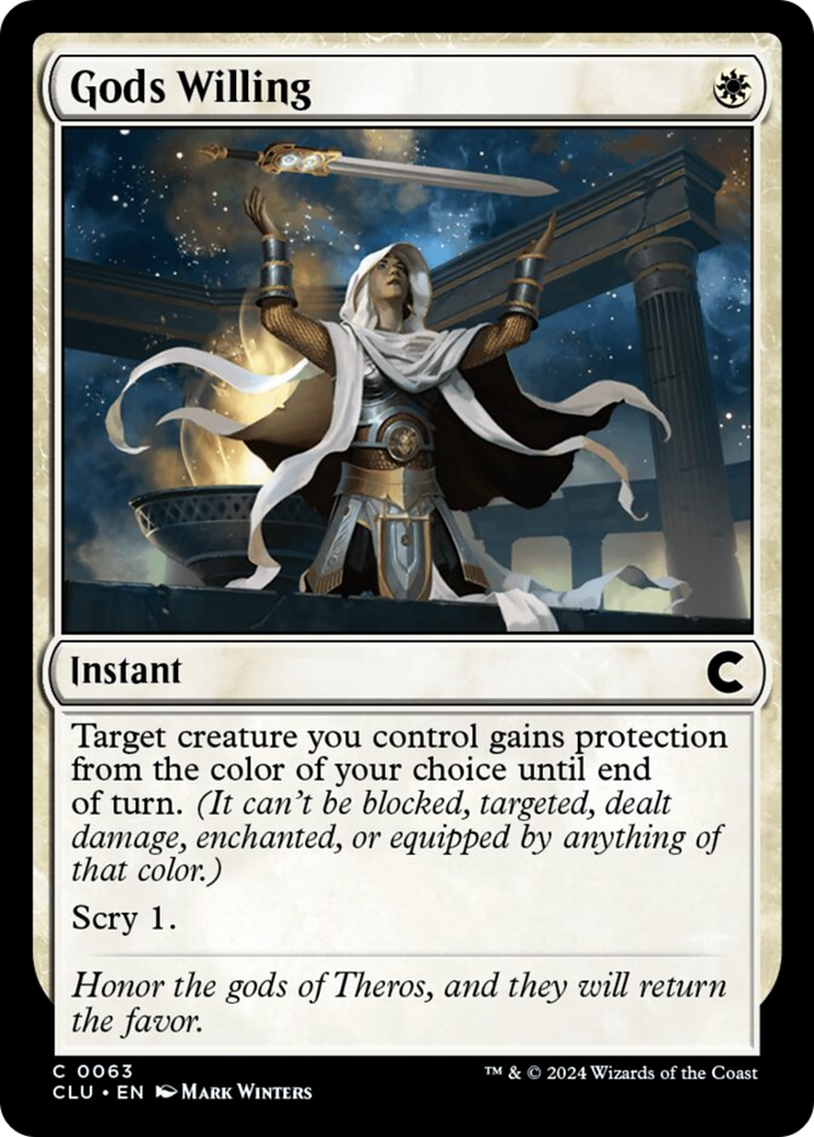 Gods Willing [Ravnica: Clue Edition] MTG Single Magic: The Gathering | Red Claw Gaming