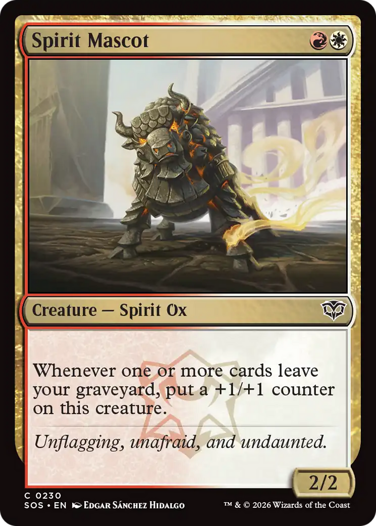 Spirit Mascot [Secrets of Strixhaven] MTG Single Magic: The Gathering | Red Claw Gaming