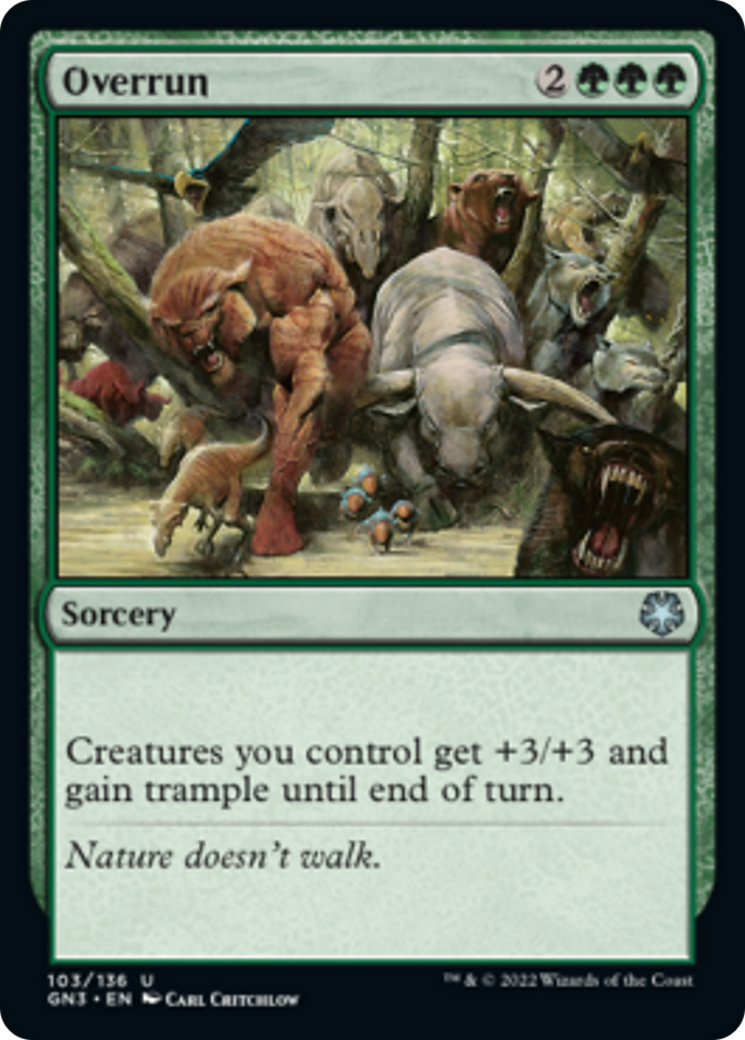 Overrun [Game Night: Free-for-All] MTG Single Magic: The Gathering | Red Claw Gaming