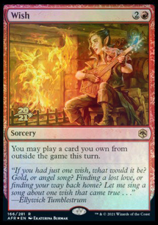 Wish [Dungeons & Dragons: Adventures in the Forgotten Realms Prerelease Promos] MTG Single Magic: The Gathering | Red Claw Gaming