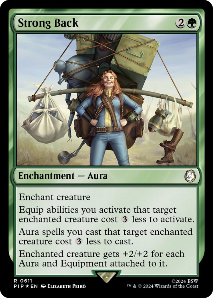 Strong Back (Surge Foil) [Fallout] MTG Single Magic: The Gathering    | Red Claw Gaming