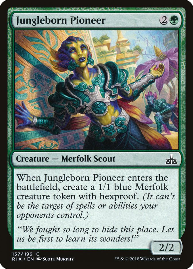 Jungleborn Pioneer [Rivals of Ixalan] MTG Single Magic: The Gathering | Red Claw Gaming