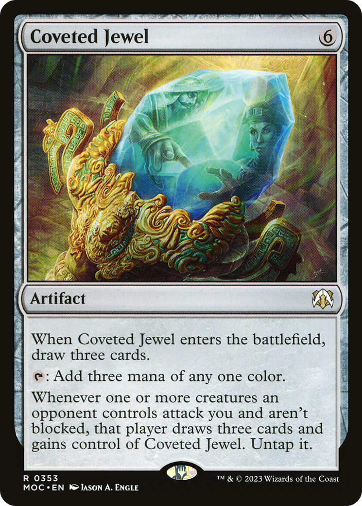 Coveted Jewel (Ripple Foil) [Modern Horizons 3 Commander] MTG Single Magic: The Gathering    | Red Claw Gaming