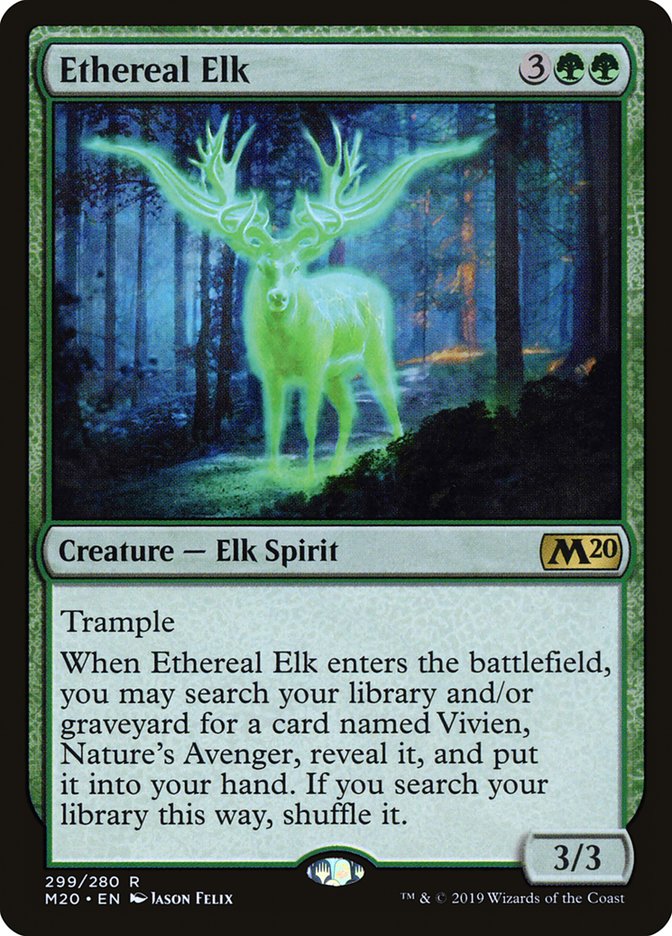 Ethereal Elk [Core Set 2020] MTG Single Magic: The Gathering | Red Claw Gaming