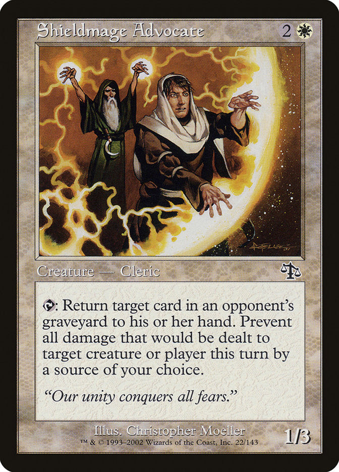 Shieldmage Advocate [Judgment] MTG Single Magic: The Gathering | Red Claw Gaming