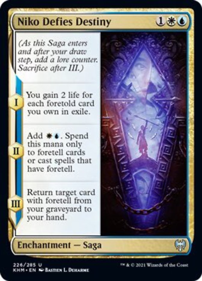 Niko Defies Destiny [Kaldheim] MTG Single Magic: The Gathering | Red Claw Gaming