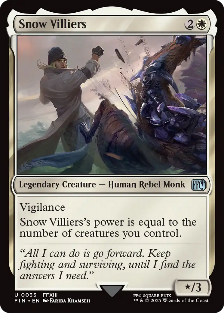 Snow Villiers [FINAL FANTASY] MTG Single Magic: The Gathering | Red Claw Gaming