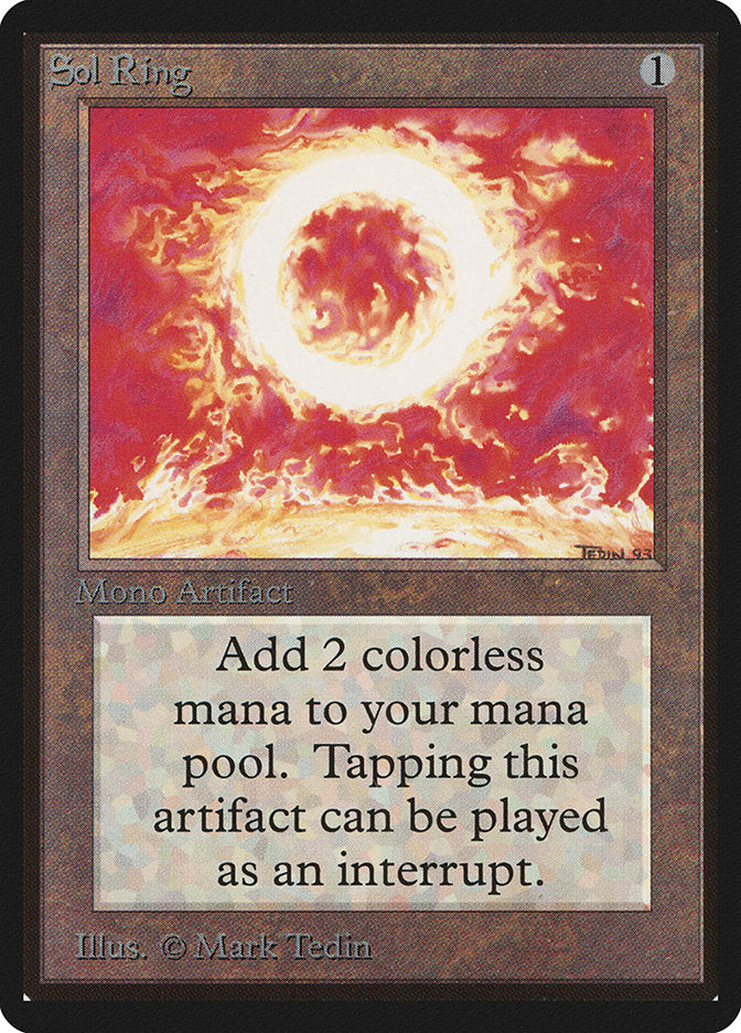Sol Ring [Beta Edition] MTG Single Magic: The Gathering | Red Claw Gaming